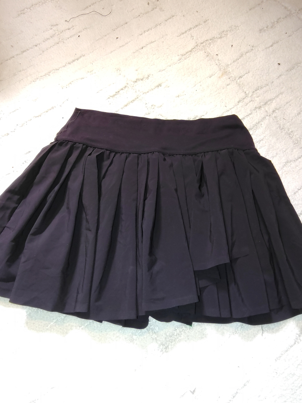 aerie Black Pleated Skater Skort